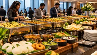 Buffet dishes for corporate events